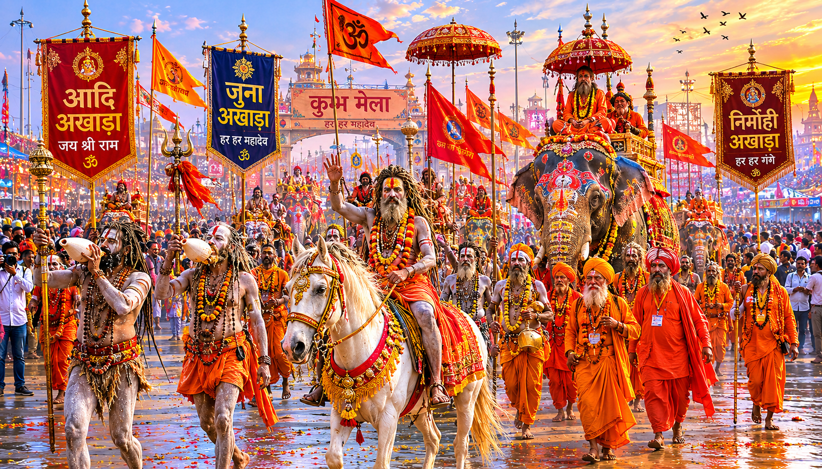 aakhada in kumbh mela